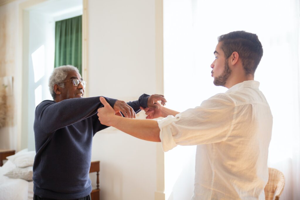 elderly dementia patients benefit from home physical therapy